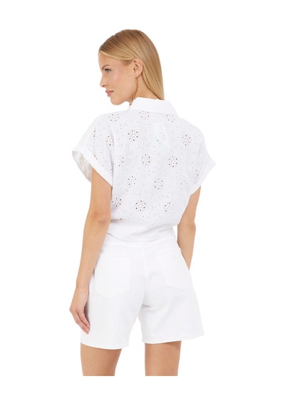 Guess New Ss Brigitte Kadın Slim Fit Gömlek G011