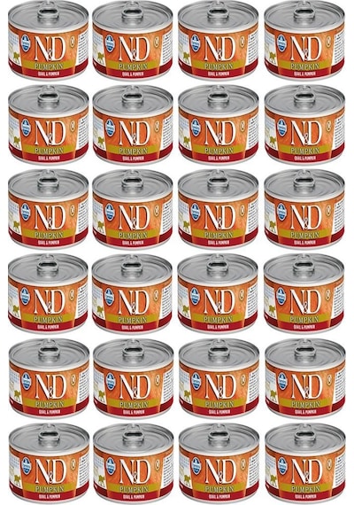N&D Balkabakli ve Bildircinli Kedi Konservesi 24 x 70 G