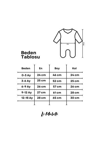 Le Mabelle Fuşya Çiçek Desenli Fermuarlı Kız Bebek Tulum - Clara Mor