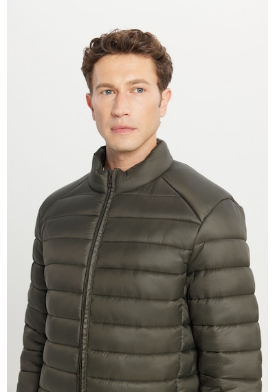 Ac&Co / Altınyıldız Classics Standart Fit Normal Kesim Dik Yaka Erkek Mont Haki