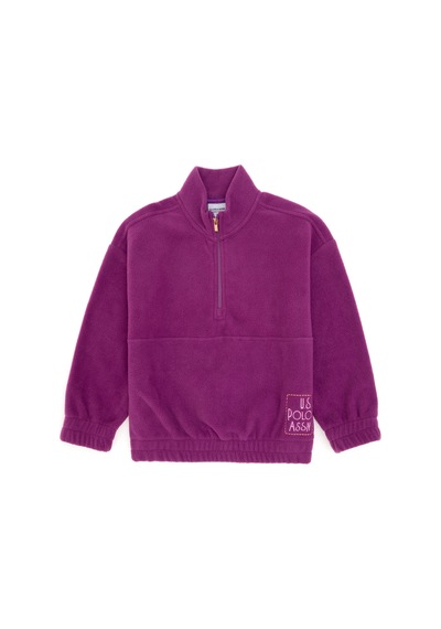U.S. Polo Assn. Kız Çocuk Menekşe Yarım Fermuarlı Polar Sweatshirt 50298983-VR037 U.S. Polo Assn. Kız Çocuk Menekşe Yarım Fermuarlı Polar Sweatshirt 50298983-VR037