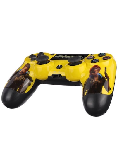 Dualshock 4 V2 Cyberpunk 2077 Zct2 Kablosuz Ps4 Oyun Kolu