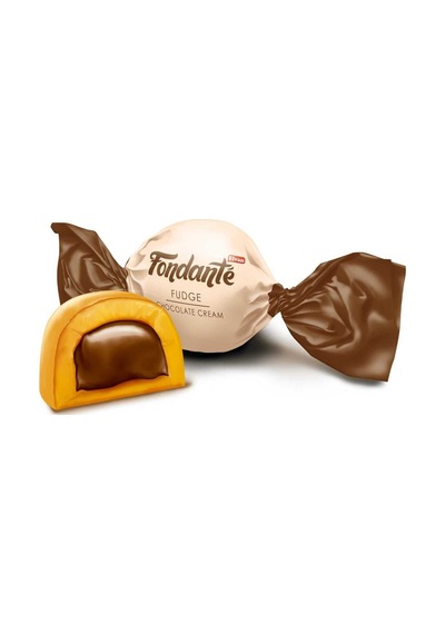 Fondante Fudge Çikolata Kremalı 1000 Gr. (1 Poşet)