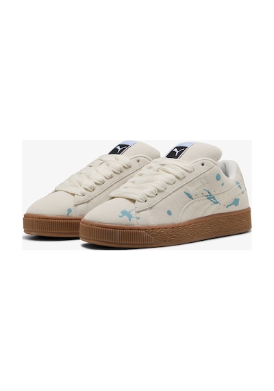 Puma Suede Xl Splatters Unisex Gri Spor Ayakkabı 01-gri 01-gri