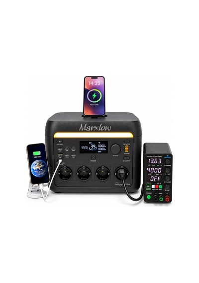 1800w Pro 1024wh Lifepo₄ Taşınabilir Güç Istasyonu Eps Acil Güç Besleme - 3000w Tepe Max Güç, 140w Usb-c, Kablosuz Şarj, Wi-fi