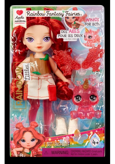 Rainbow High Littles Apple Anderson Gökkuşağı Perisi Bebek Ve Evcil Hayvan 14 Cm 1 Adet