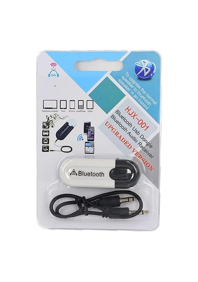 Ayrex Coverzone Usb Bluetooth 5.0 Ses Alıcı Adaptör Aux 3.5mm Çıkışlı Kablosuz Müzik Alıcısı, Hoparlör