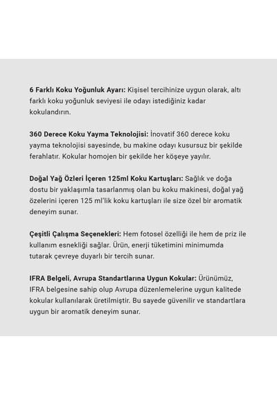 Carpex E2 Power Eco Koku Makinesi + Ginger Flowers E2 Power Koku Kartuşu 125 ML