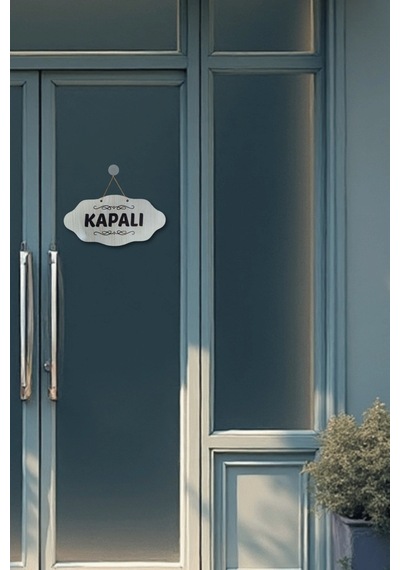 Dekoratif Açık-kapalı Tabelası - Akçaağaç