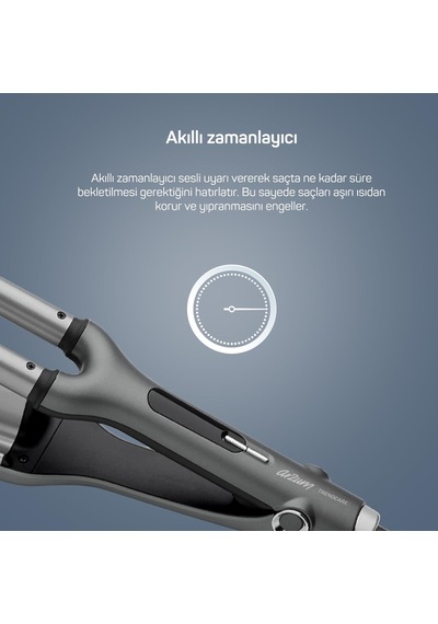 Arzum Ar5079 Trendcare Seramik Saç Maşası 16 Mm, 9 Kademeli Isı A