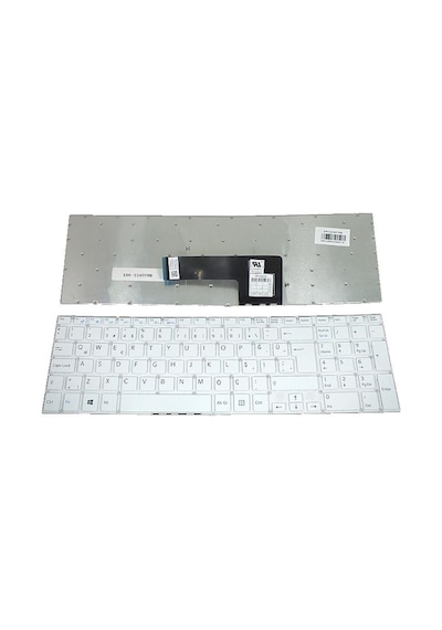 Sony Uyumlu Vaio 9Z.Naebq.10T, Aehk9A001103A Notebook Klavye (Beyaz Tr) - 549902023