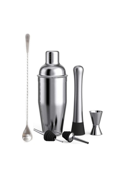 Kokteyl Seti, Kokteyl Hazırlama Seti, Shaker Seti, Bar Boston Shaker Set 6 Parça