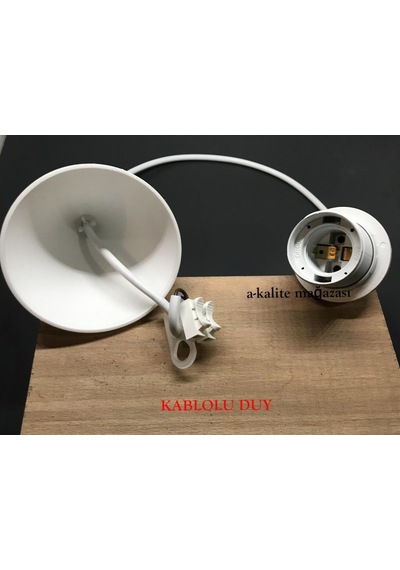 Asma Duy Kablolu Duy Beyaz Tij
