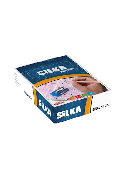 Silka Orta Boy Mavi Sınav Silgisi Art9 24 lü