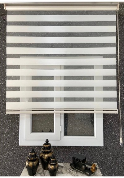 Yani Sezon Kırık Beyaz Oregon Zebra Stor Perde Kırık Beyaz - 46967900 Kırık Beyaz