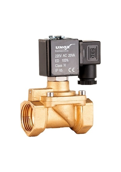 Unox Genel Maksat 0,5 - 40Bar Normalde Kapalı Solenoid Valf