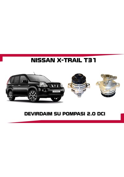 X-traıl Devırdaım 2.0 Dcı T31 Kasa Qashqaı 2.0 Dcı Devırdaım