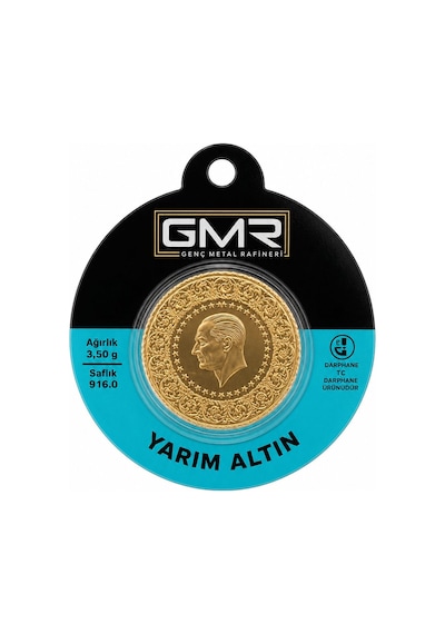 Yarım Altın 3.50 Gram 22 Ayar