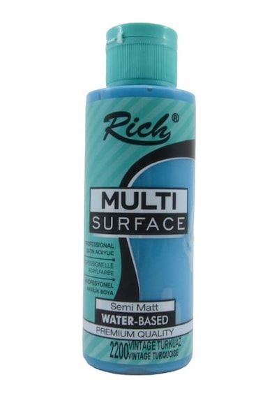 Rich Multi Surface Akrilik Boya Vintage Turkuaz 120Cc