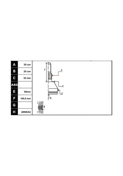 ECOFIX KRL1420ECF Aks Kafası Vectra C 02- 1,6-1,8-2,2-16V-2,0Dtı Dıs (C Z16Xe)