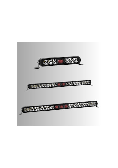 Off-road Premium 30 Cm Tampon Kaput Led Bar Beyaz Işık Projektör Kırmızı Gündüz Led Metal 12-24v
