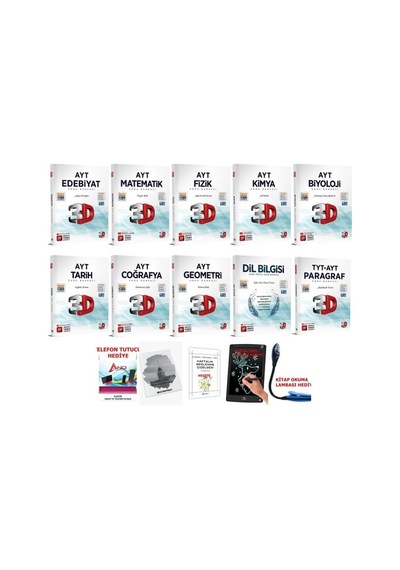3d Müfredat Ayt Tüm Dersler Sınav Hazırlık Seti Video Çözüm