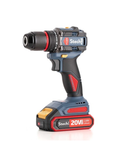 Stechend SX12 20V 2.0AH Çift Akülü Akülü Vidalama Makinesi
