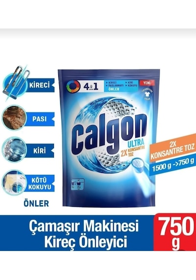 Calgon Kireç Önleyici 750 G