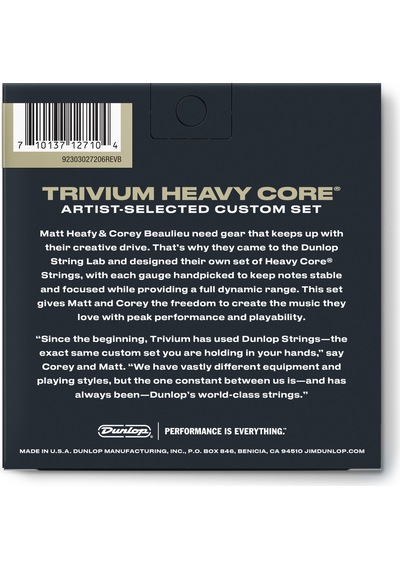 Jim Dunlop TVMN1052 Trivium El Nkl Set Elektro Gitar Teli (10/52)