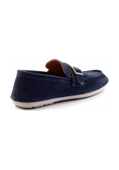 Bambi Lacivert Leather Erkek Loafer Ayakkabı E01304406502 Lacivert