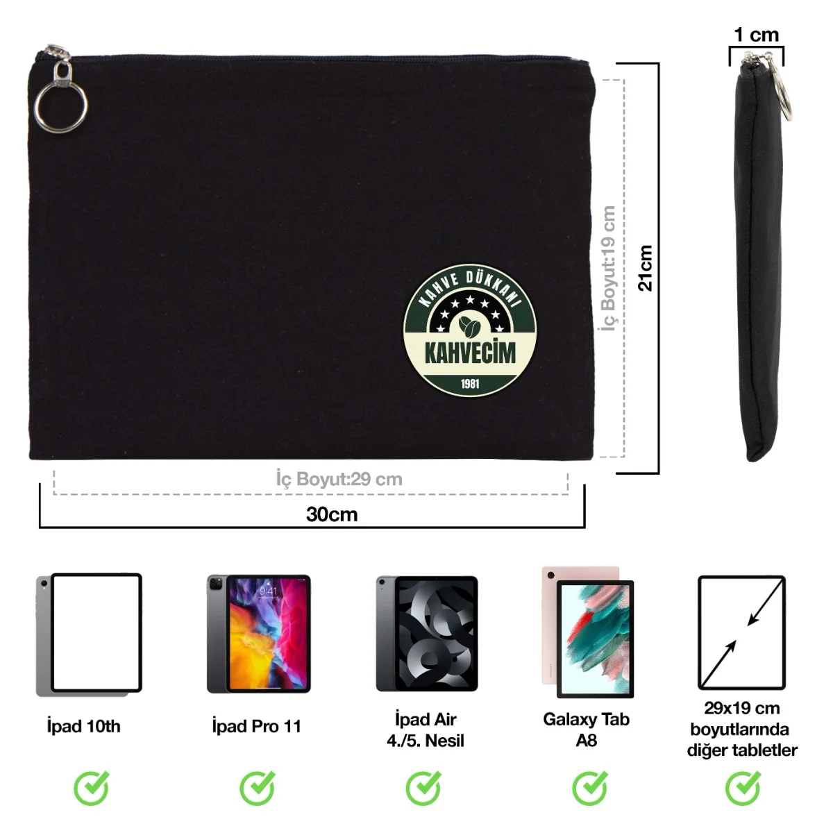 Tidally Locked Baskılı Apple Uyumlu iPad Tablet Portföy Çanta Kılıf