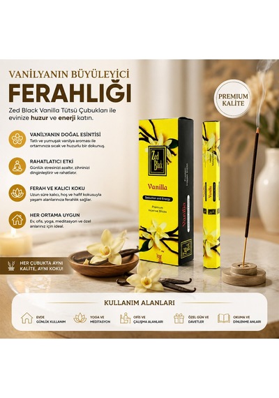 Indians Vanilla Çubuk Tütsü 6x50- 6'li Paket
