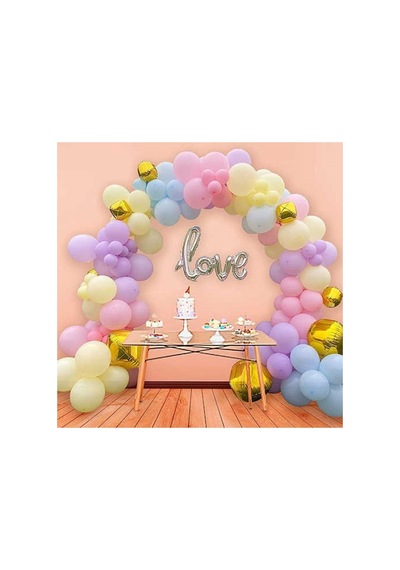 Makaron Karışık Balon 100 Adet Mavi