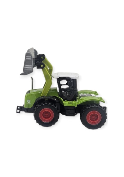 Farm Mini Oyuncak Traktör - 14 Cm Geniş Kepçeli Dozer Çiftlik Aracı