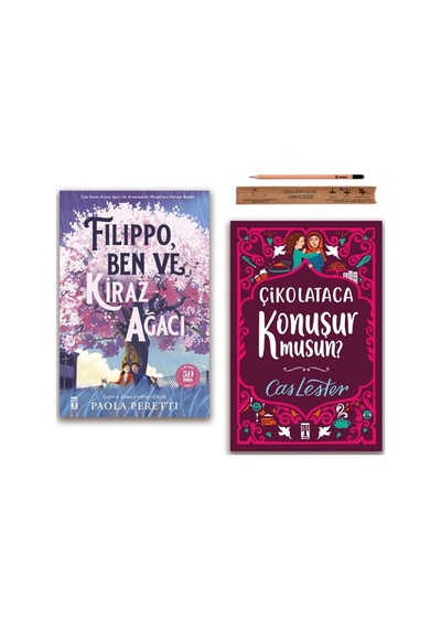 Genç Timaş Filippo Ben ve Kiraz Ağacı - Çikolataca Konuşur musun Set 2 Kitap