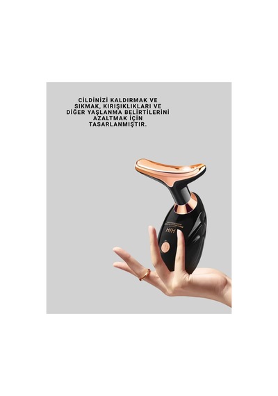 Göz Altı Serinletici Yüz Masaj Cihazı Serum Emilimini Artırır Standart