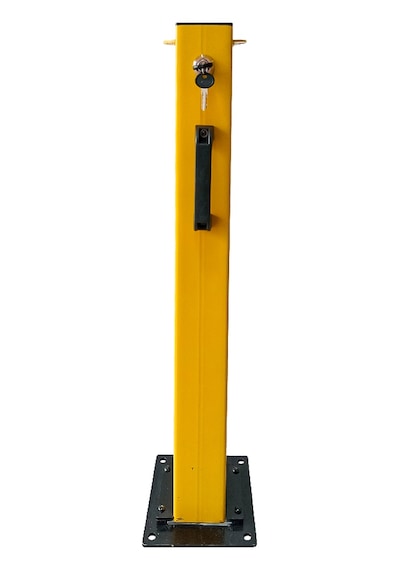 Çıkar Kilitli Otopark Park Bariyeri 75 cm Ankrajsız-2285 - Sarı