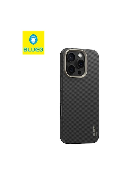 Mr. Gorilla İphone 16 Pro Max Uyumlu Magsafe Destekli Slim Karbon Fiber Tasarım Sert Kılıf Gold