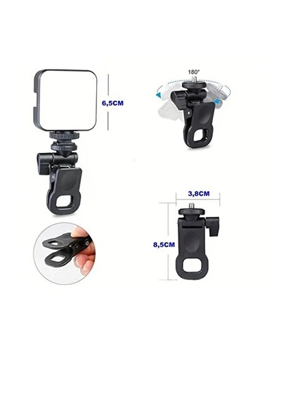 Kensa Şarjlı Rgb Softbox Ürün Çekim Işığı Taşınabilir, Çok Fonksiyonlu Stüdyo Aydınlatma Siyah