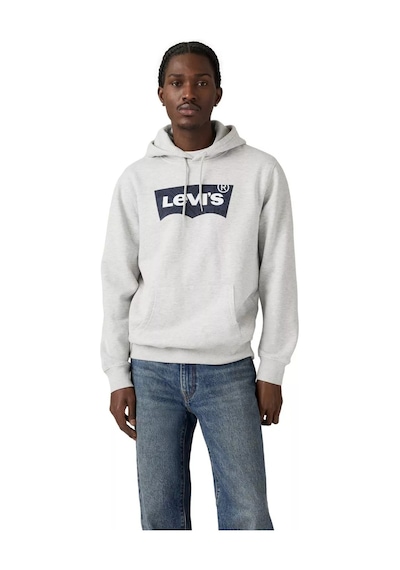 Levi's Levis Erkek Baskılı Kapüşonlu Gri Sweatshirt - 38424-0154 Gri