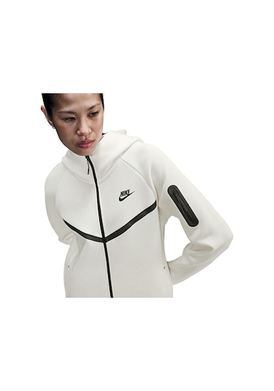 Nike Sportswear Tech Fleece Wındrunner Kadın Günlük Polar Ceket Hv6747-110 Beyaz Beyaz