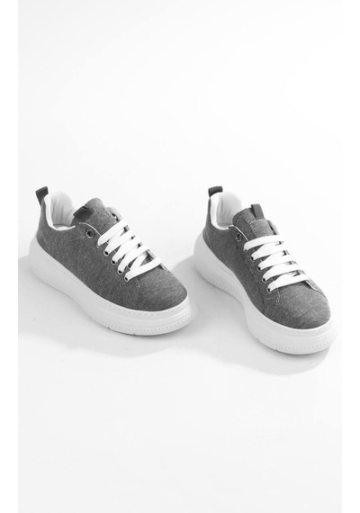 Paris Gri Sade Ve Zarif Günlük Sneaker Mh2456-gri Gri