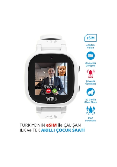 Wiky Watch 5E e-SIM Akıllı Çocuk Saati (İthalatçı Garantili) Wiky Watch 5E e-SIM Akıllı Çocuk Saati (İthalatçı Garantili)