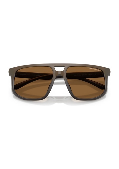 Armani Exchange Ax 4161su 8391/73 58 Erkek Güneş Gözlüğü Kahverengi