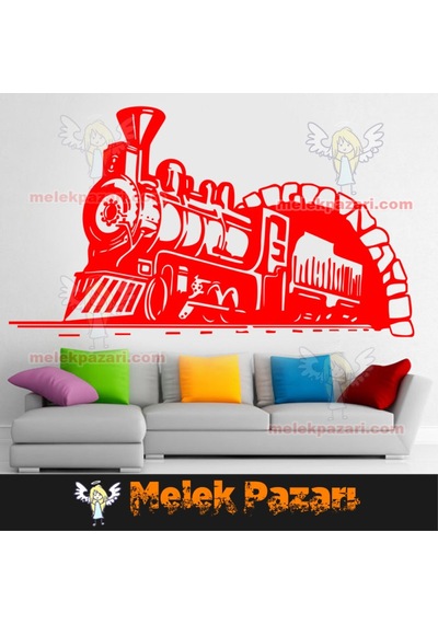 Buharlı Tren Çocuk Duvar Sticker