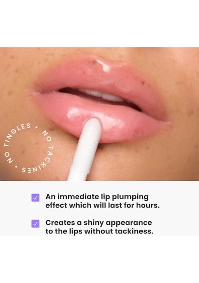 Wonderskin Lip Relapse Dolgunlaştırıcı Etki Şeffaf Dudak Parlatıcısı Clear 3.57ml Clear