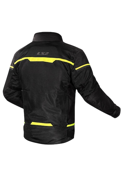Ls2 Riva Siyah-neon Sarı 4 Mevsim Motosiklet Montu