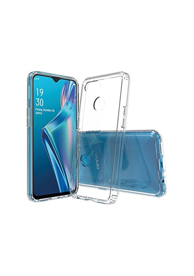 Oppo A11K Uyumlu Şeffaf Silikon Kılıf - Kamera Korumalı Esnek Tam Koruma Kapak