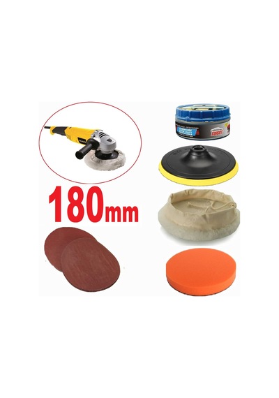 Polisaj Oto Parlatıcı Set 4lü Oto Bakım Seti Pasta Sünger Bone Ve