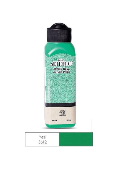 Akrilik Boya 140ml Yeşil 3612